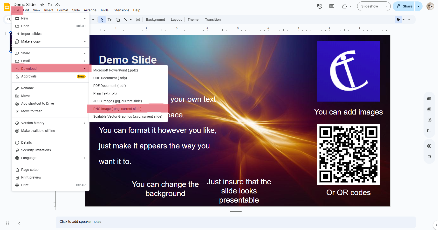 Demo Slide 2