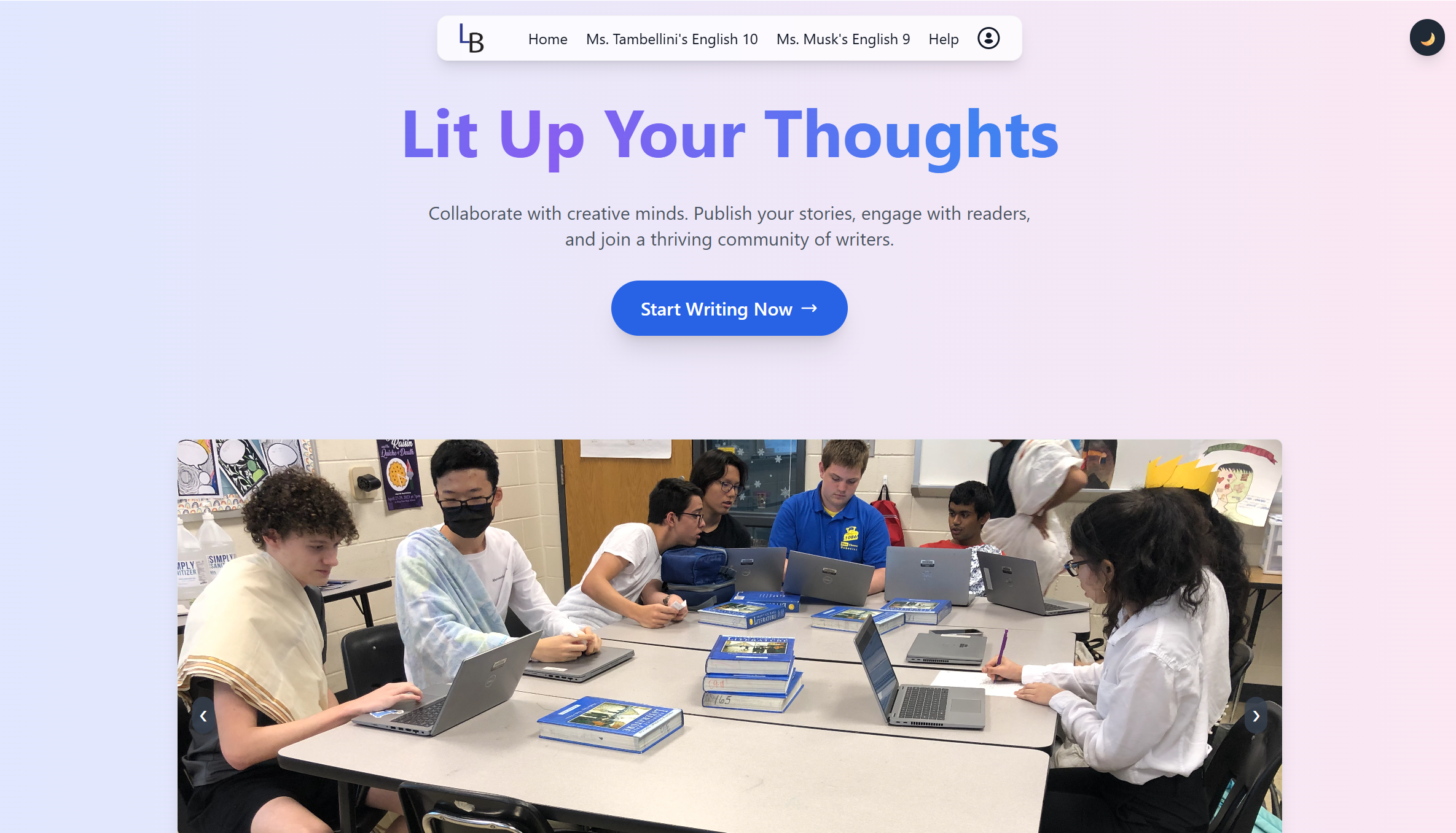 English Blog - LitBlog Preview